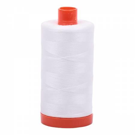 Aurifil Cotton Thread Solid 50wt 1422yds Natural White 2021