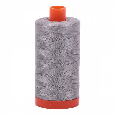 Aurifil Cotton Thread Solid 50wt 1422yds Stainless Steel  2620