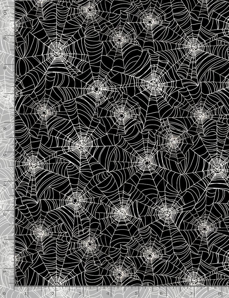 Black Spider Webs Glow in the Dark Halloween Web