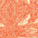 Bali Sweet Rose II Leaf Scroll - Apricot