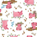 Barnyard Rules Hog Heaven - White