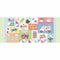 Bench Pillow Kit Two Scoops fabric for top, borders & backing. Boxed Kit