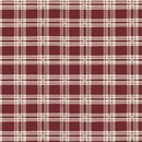 Better Not Pout Plaid - Dark Red