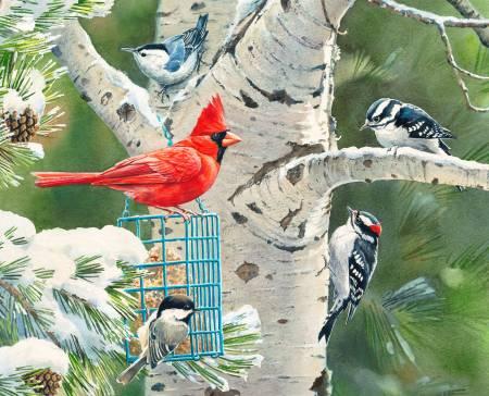Birds & The Tree Panel 36"