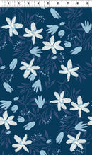 Blue Goose Navy Floral