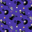 Boo! Glow - Tossed Bird on Pumpkin Black
