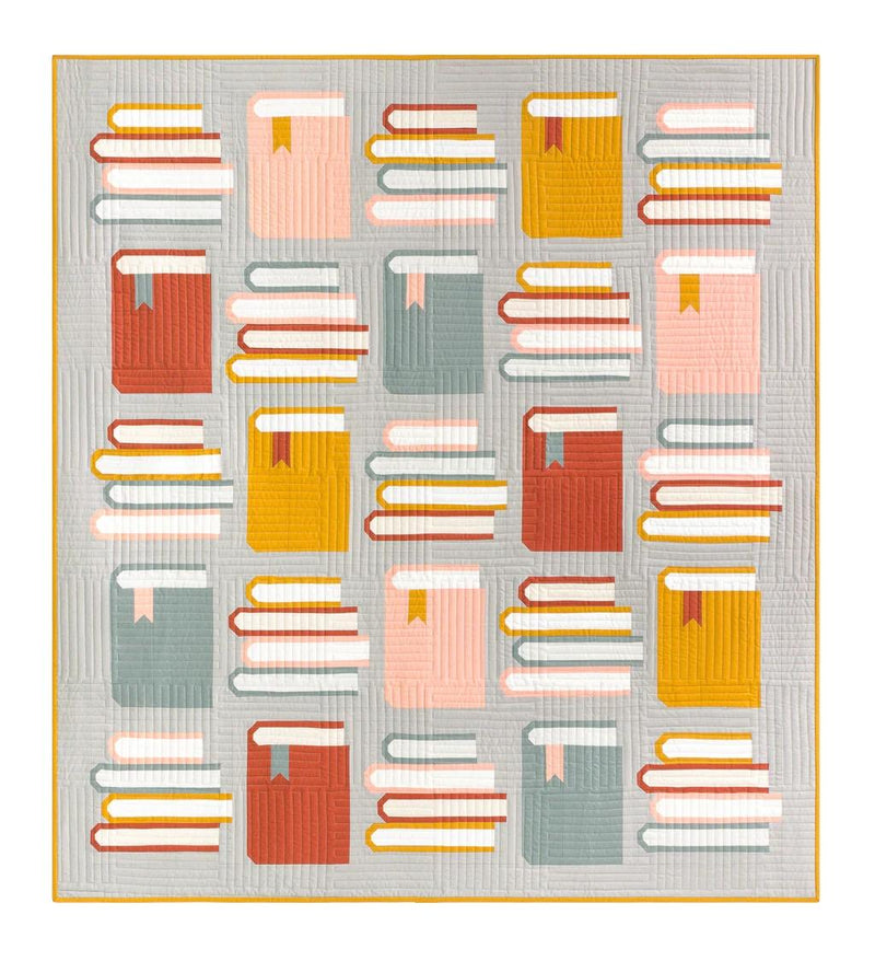Book Nook Quilt Pattern - 64 1/2" x 70 1/2 "