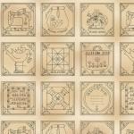 Born To Sew Patchwork Piecing Squares Beige