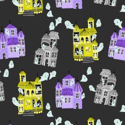 Bring Your Own Boos- Ghost Hosts - Spooky Black Fabric