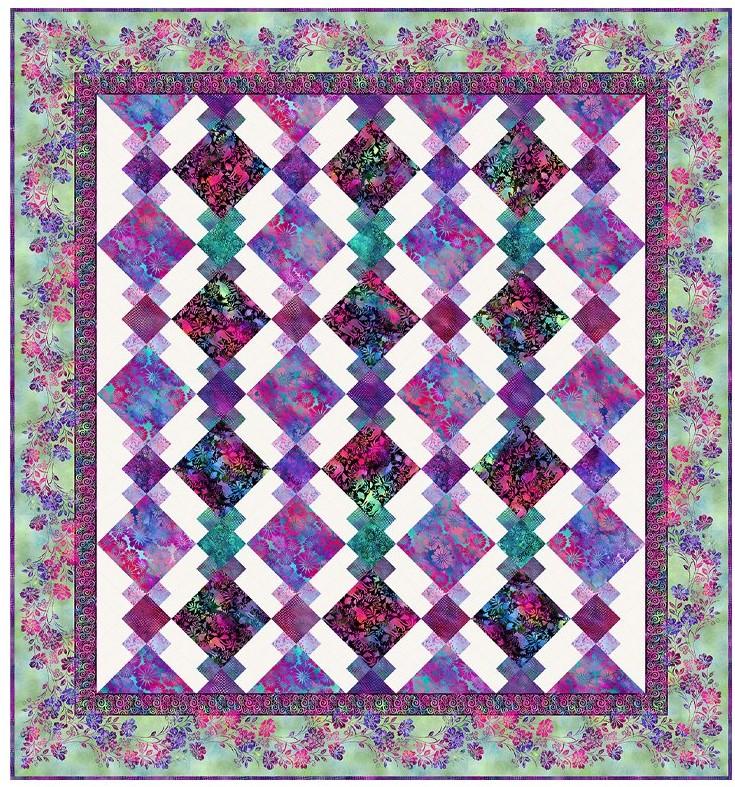 Cats In The Garden Quilt Kit