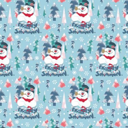 Character Winter 3 - Light Blue Frosty Retro Forest