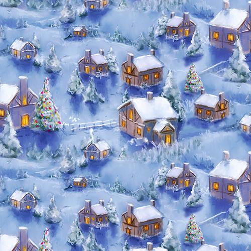 Christmas Eve Journey - Christmas Village - Blue