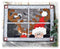 Christmas Stalkings Window Pane Pattern