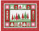 Christmas in the Park - Red Version Quilt Kit