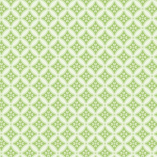 Cottontail Farms Trellis Geo - Green