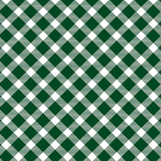 Country Christmas Jolly Plaid - Green