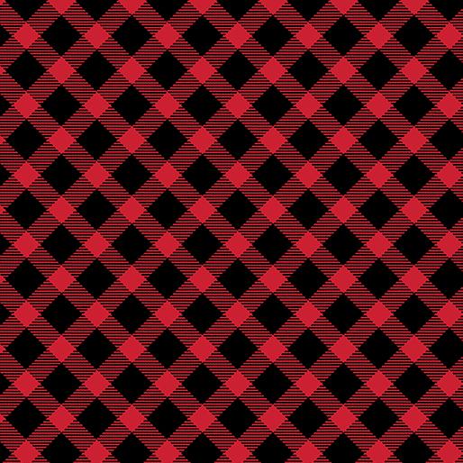 Country Christmas Jolly Plaid - Red