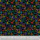 Cozy Flannel - Alphabet Soup - Blackboard
