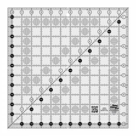 Creative Grids 12 1/2 inch Square Ruler