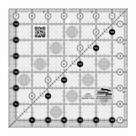 Creative Grids 7 1/2 inch Square Ruler