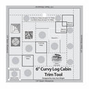 Creative Grids Curvy Log Cabin Trim Tool 6in