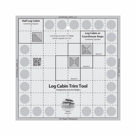 Creative Grids Log Cabin Trim Tool for 8in