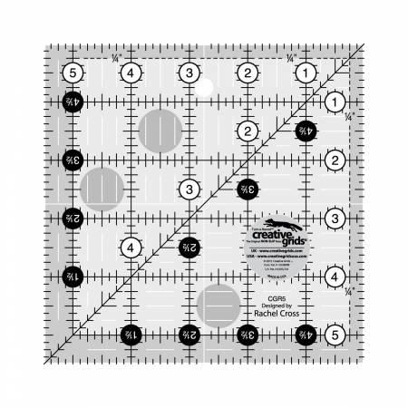 Creative Grids Quilt Ruler 5-1/2in Square