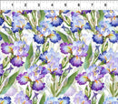 Decoupage Iris - Purple