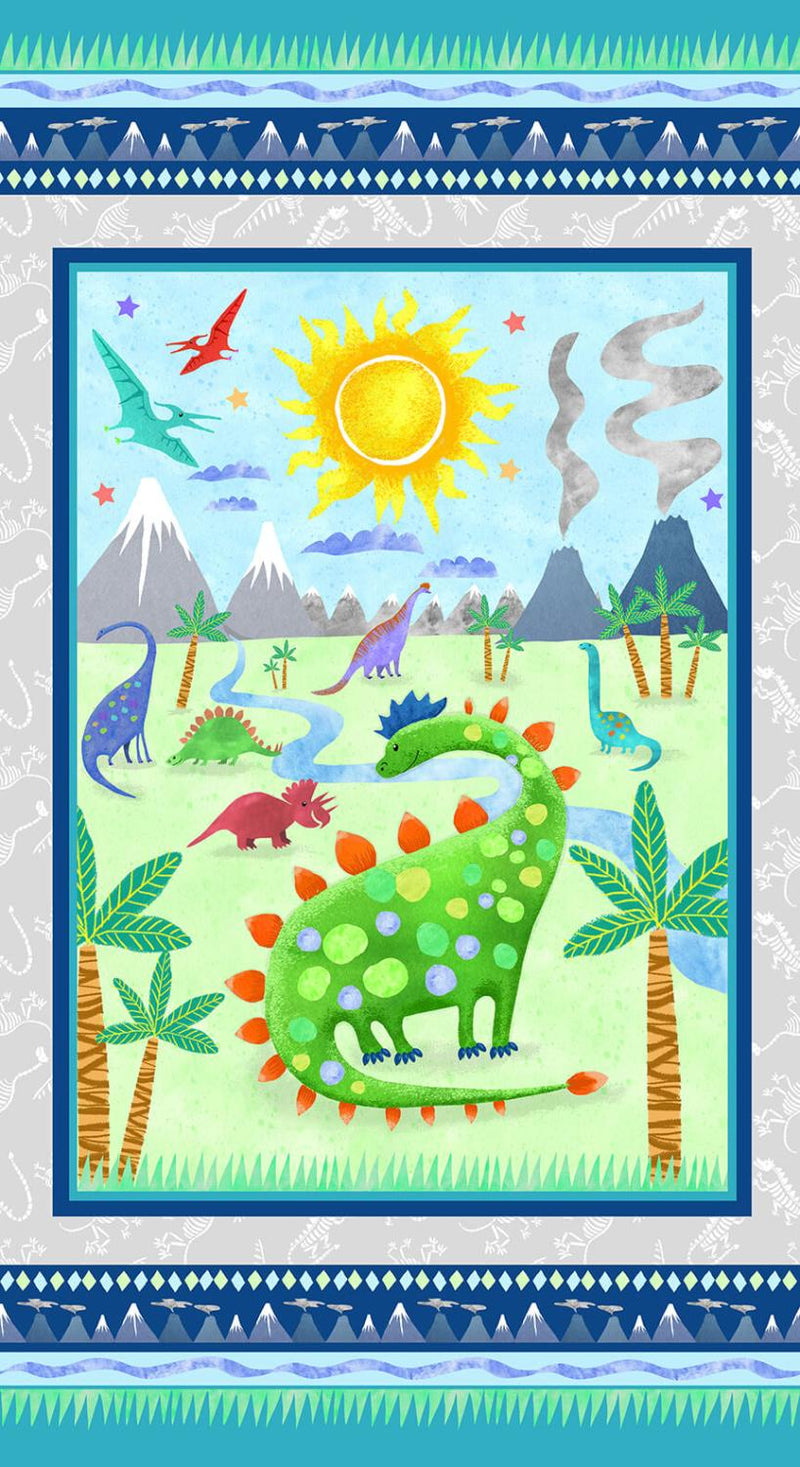 Dinosaur Kingdom 24" Panel