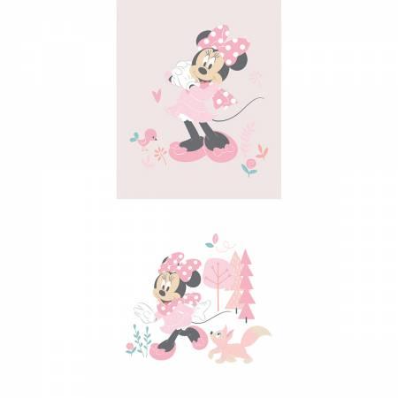 Disney Minnie Little Meadow Multi Panel-Pink
