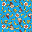 Donkey Kong Coordinating Print Blue