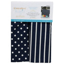 Dots & Stripes Tea Towels Navy