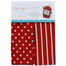 Dots & Stripes Tea Towels Red