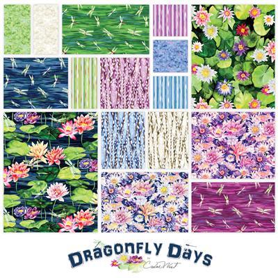 Dragonfly Days - Fat Quarter Pack - 16pcs