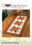 Dragonfly Fiber Arts - Stars in my Garden Tablerunner
