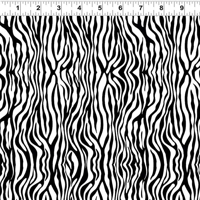 Earth Song Zebra Stripe - White