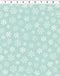Enchanted Woodland Snowflakes Turquoise