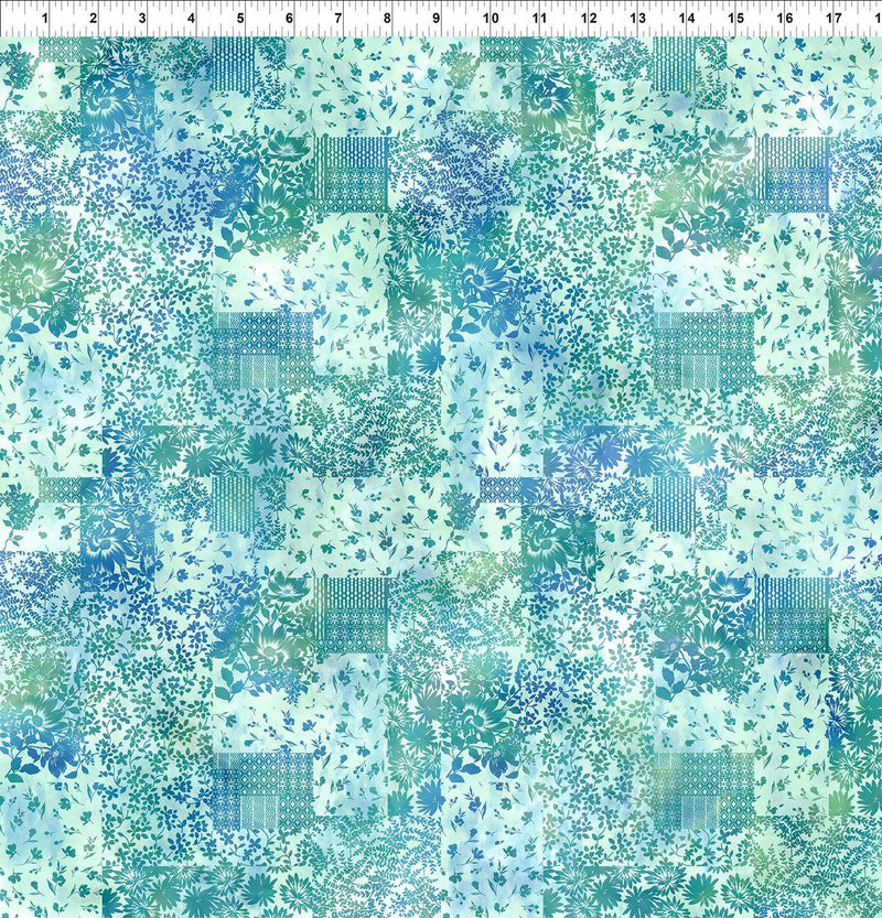 Ethereal Patchwork - Teal