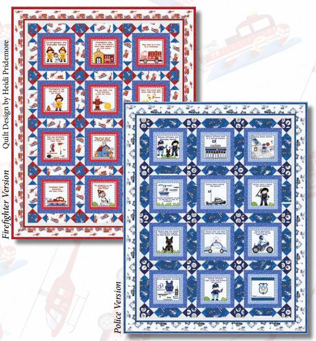 Everyday Heroes Police  Quilt Kit