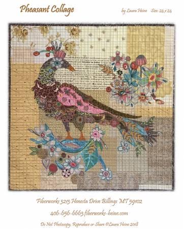 Pheasant Collage pattern.