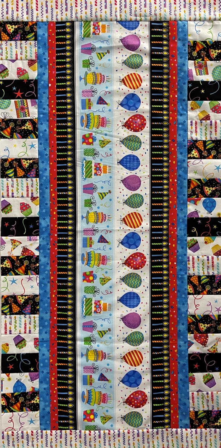 Fab-Focus Table Runner - Birthday Party, no pattern