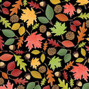 Falling for Gnomes - Leafy Fall Fun - Black