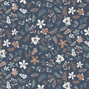 Find Your Path - Floral - Navy