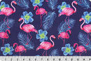 Flamingo  Digital Printed Cuddle Fuchsia