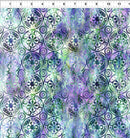 Floragraphix V Medallions Green/Purple