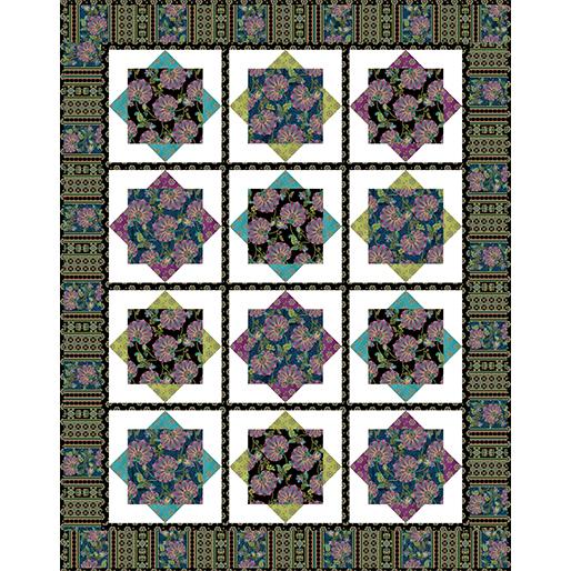 Floral Majesty Quilt Kit