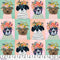 Floral Pets - Floral Puppies - Multi