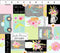 Flower Market - Multi Colored Patchwork Pattern