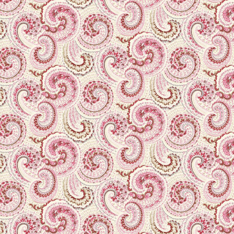 French Roses Paisley - Pink