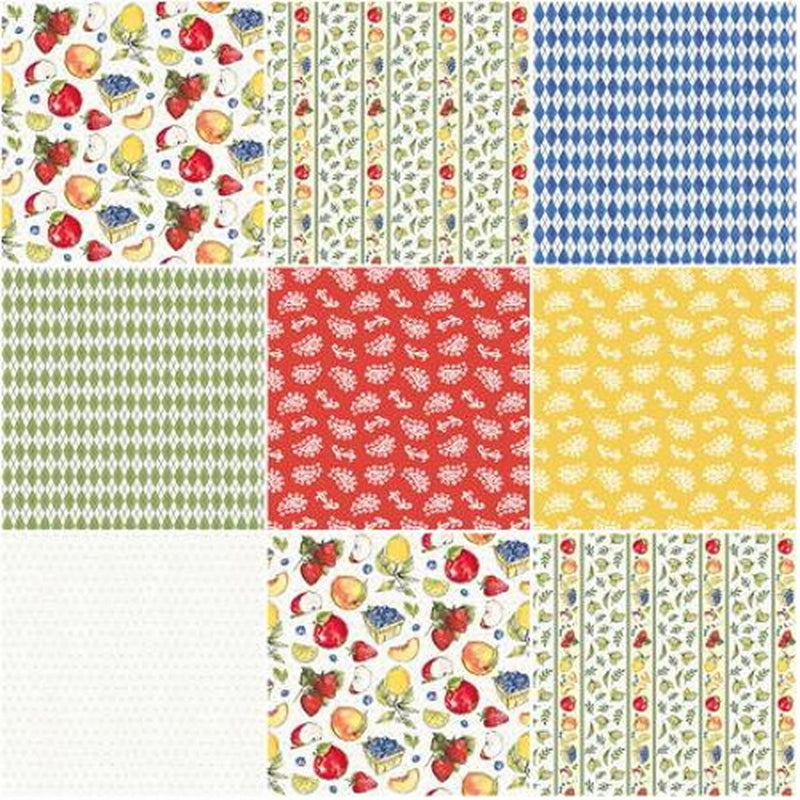 Fruit Stand 10 inch Squares